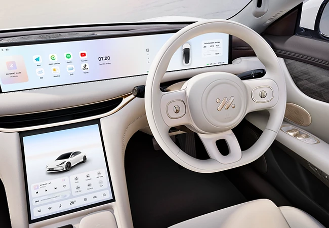 Impressive touch screen experience